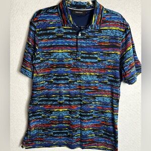 Bugatchi Polo Golf Shirt Size L